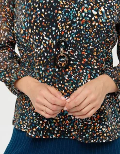 Christine Laure Chemisiers & Blouses|Hauts*Blouse imprimée bijou