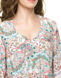 Christine Laure Chemisiers & Blouses|Hauts*Blouse imprimée blanc