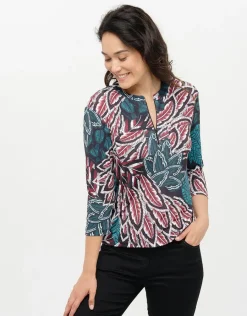 Christine Laure Chemisiers & Blouses|Hauts*Blouse imprimée bleu