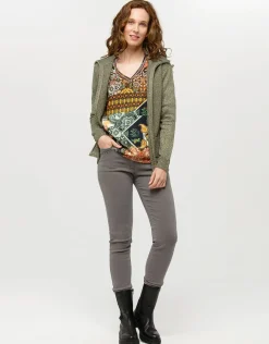 Christine Laure Chemisiers & Blouses|Hauts*Blouse imprimée kaki