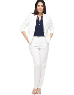 Christine Laure Chemisiers & Blouses|Hauts*Blouse marine dentelle