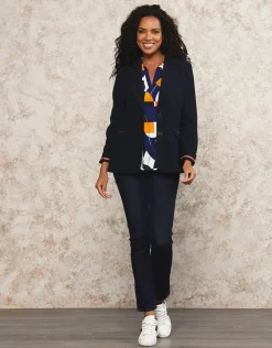 Christine Laure Chemisiers & Blouses|Hauts*Blouse motif bleu