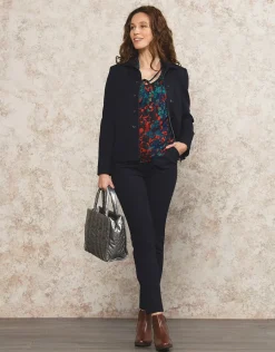 Christine Laure Chemisiers & Blouses|Hauts*Blouse motif bleu