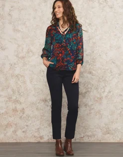 Christine Laure Chemisiers & Blouses|Hauts*Blouse motif bleu