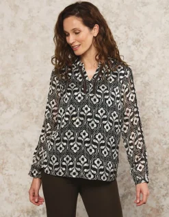 Christine Laure Chemisiers & Blouses|Hauts*Blouse motif noir