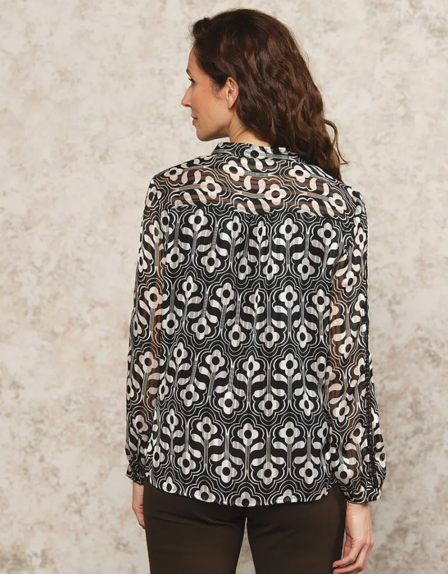 Christine Laure Chemisiers & Blouses|Hauts*Blouse motif noir