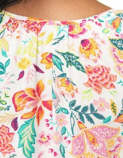 Christine Laure Chemisiers & Blouses|Hauts*Blouse orange fleurs