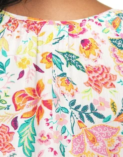 Christine Laure Chemisiers & Blouses|Hauts*Blouse orange fleurs