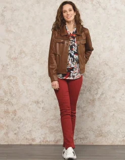 Christine Laure Chemisiers & Blouses|Hauts*Blouse orange imprimée