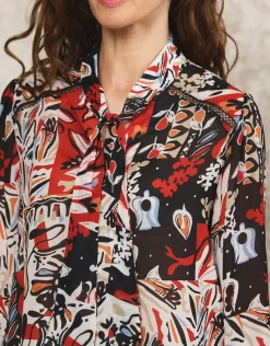 Christine Laure Chemisiers & Blouses|Hauts*Blouse orange imprimée