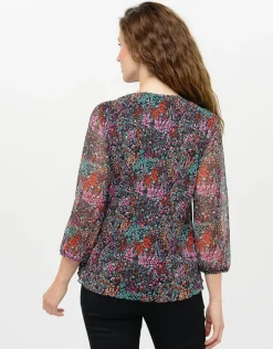 Christine Laure Chemisiers & Blouses|Hauts*Blouse plissée imprimée