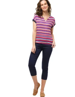 Christine Laure Chemisiers & Blouses|Hauts*Blouse rayée fuchsia