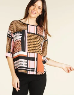 Christine Laure Chemisiers & Blouses|Hauts*Blouse rayée rose