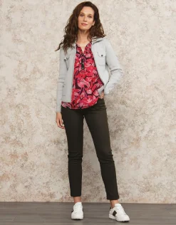 Christine Laure Chemisiers & Blouses|Hauts*Blouse rose motif floral