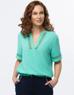 Christine Laure Chemisiers & Blouses|Hauts*Blouse vert menthe