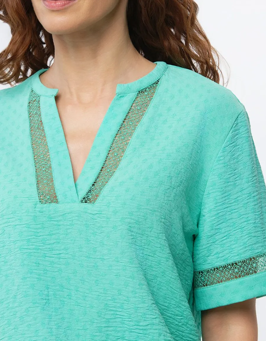 Christine Laure Chemisiers & Blouses|Hauts*Blouse vert menthe