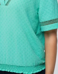 Christine Laure Chemisiers & Blouses|Hauts*Blouse vert menthe