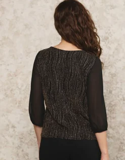 Christine Laure Chemisiers & Blouses|Hauts*Blouse voile et bronze