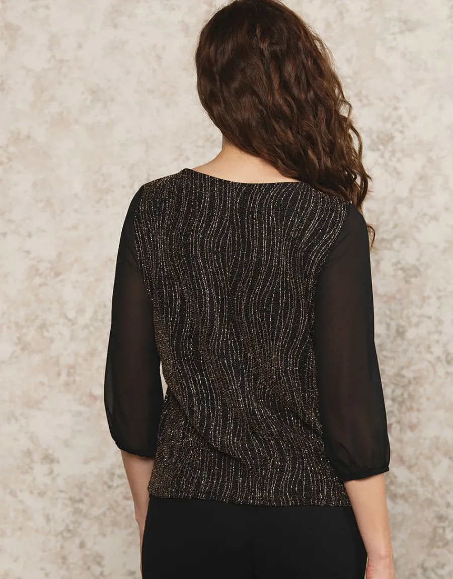 Christine Laure Chemisiers & Blouses|Hauts*Blouse voile et bronze