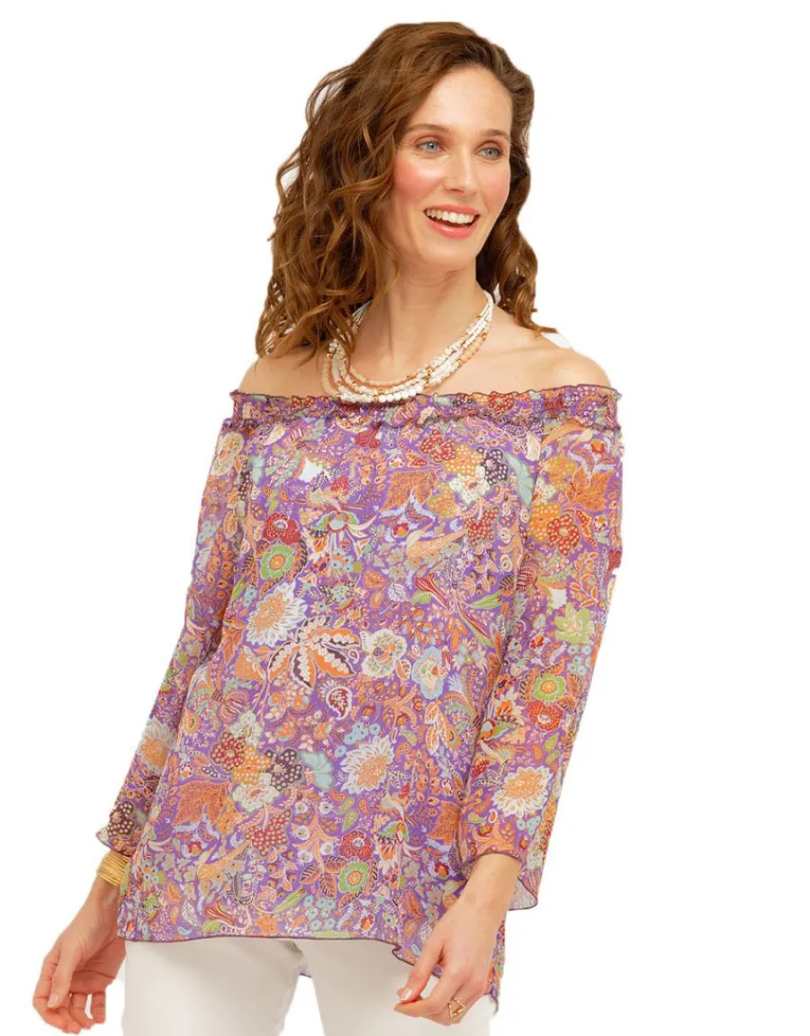 Christine Laure Chemisiers & Blouses|Hauts*Blouse voile imprimé