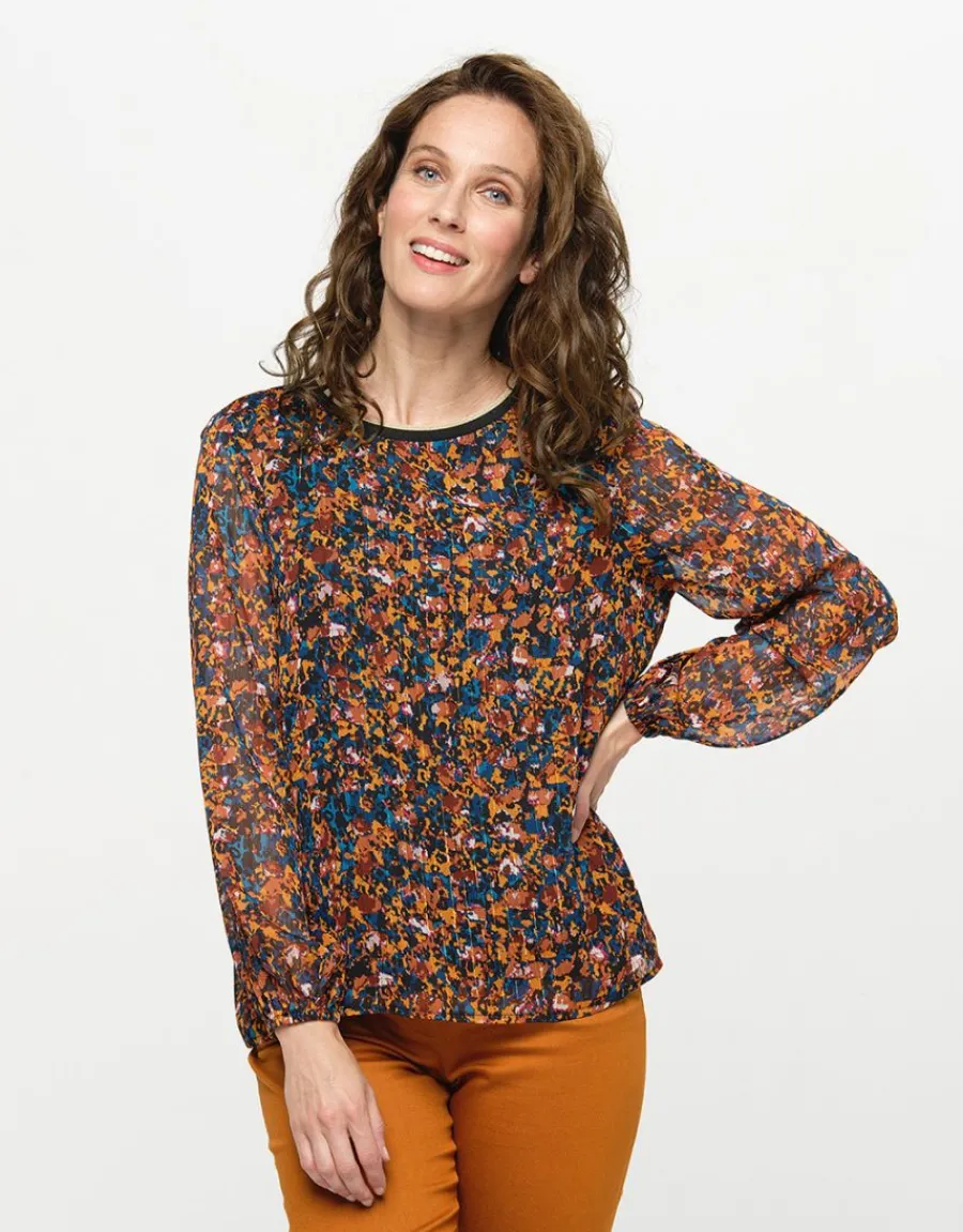 Christine Laure Chemisiers & Blouses|Hauts*Blouse voile ocre