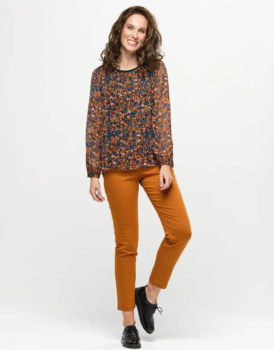 Christine Laure Chemisiers & Blouses|Hauts*Blouse voile ocre