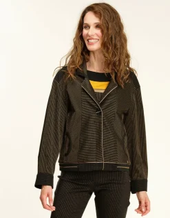 Christine Laure Habillées|Vestes*Blouson chic noir, bronze