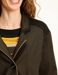 Christine Laure Habillées|Vestes*Blouson chic noir, bronze