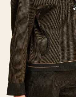 Christine Laure Habillées|Vestes*Blouson chic noir, bronze