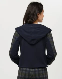 Christine Laure Casual|Vestes*Blouson marine écossais