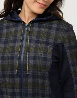 Christine Laure Casual|Vestes*Blouson marine écossais