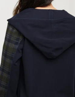 Christine Laure Casual|Vestes*Blouson marine écossais