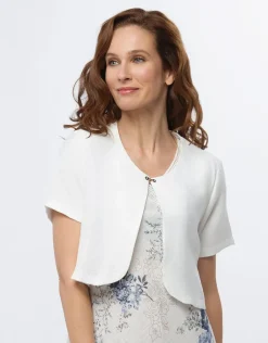 Christine Laure Chemisiers & Blouses|Hauts*Boléro chic écru