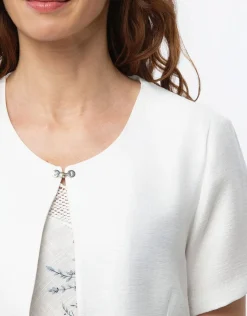 Christine Laure Chemisiers & Blouses|Hauts*Boléro chic écru