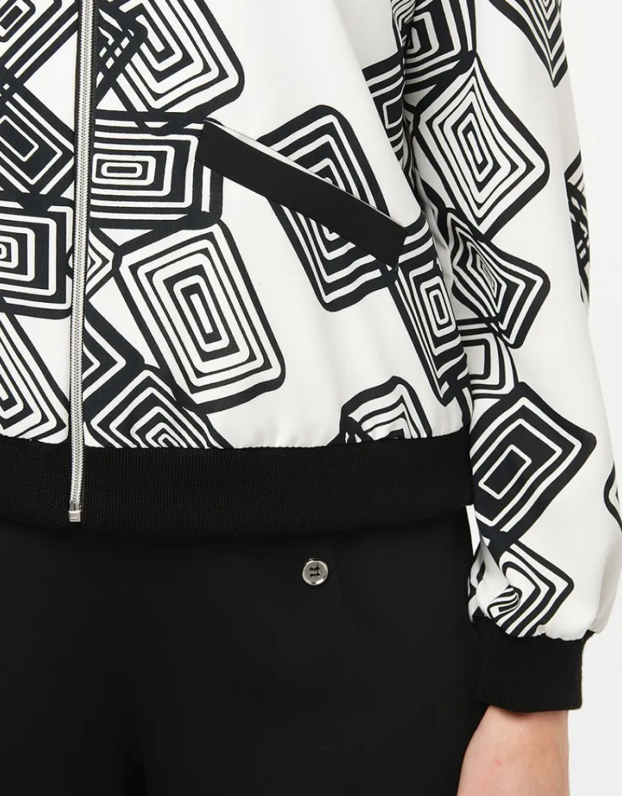 Christine Laure Habillées|Vestes*Bombers motif graphique