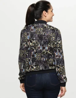 Christine Laure Casual|Vestes*Bombers résille imprimé