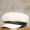 Christine Laure Chapeaux|Accessoires*Casquette gavroche blanc