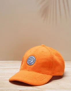 Christine Laure Chapeaux|Accessoires*Casquette éponge orange