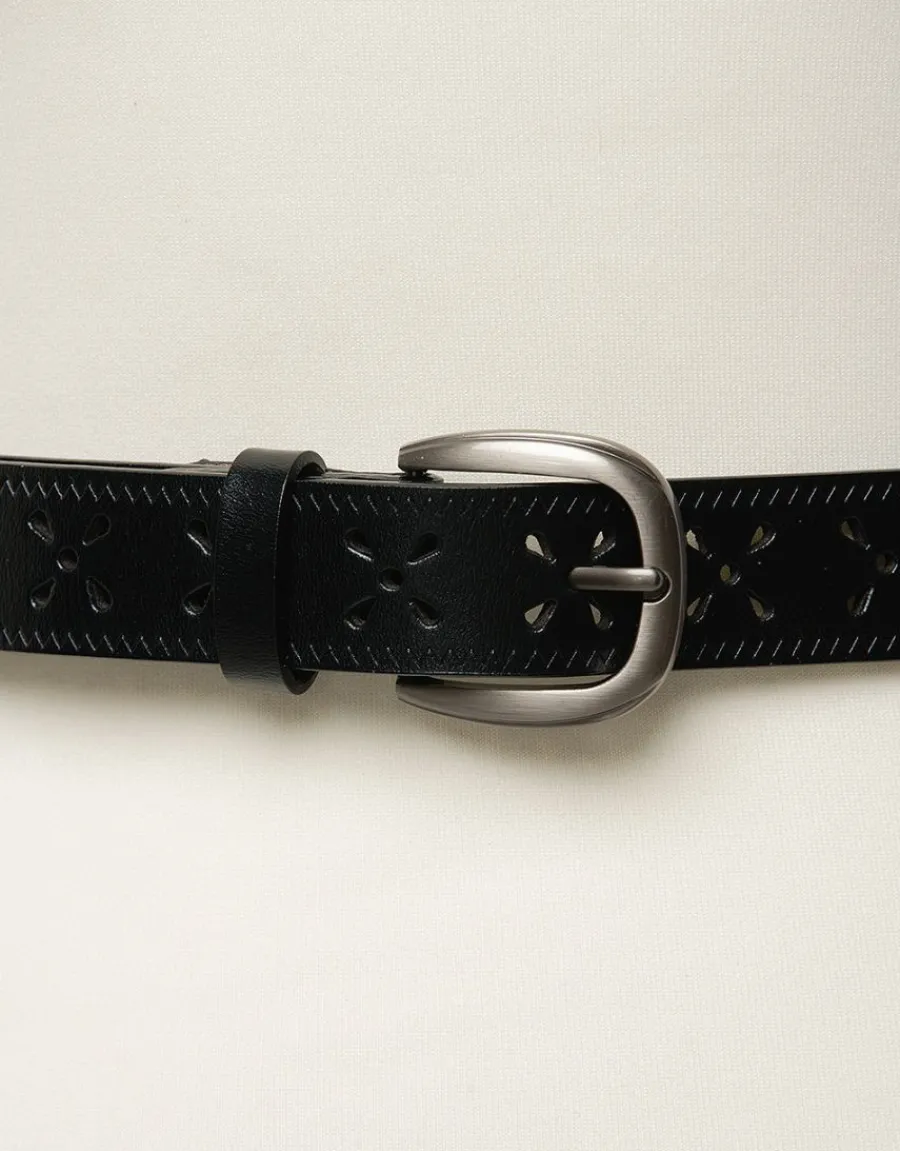 Christine Laure Maroquinerie|Accessoires*Ceinture cuir noir