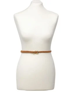 Christine Laure Maroquinerie|Accessoires*Ceinture fine marron