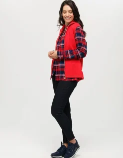 Christine Laure Chemisiers & Blouses|Hauts*Chemise carreaux rouge