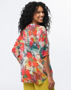 Christine Laure Chemisiers & Blouses|Hauts*Chemise en voile imprimé