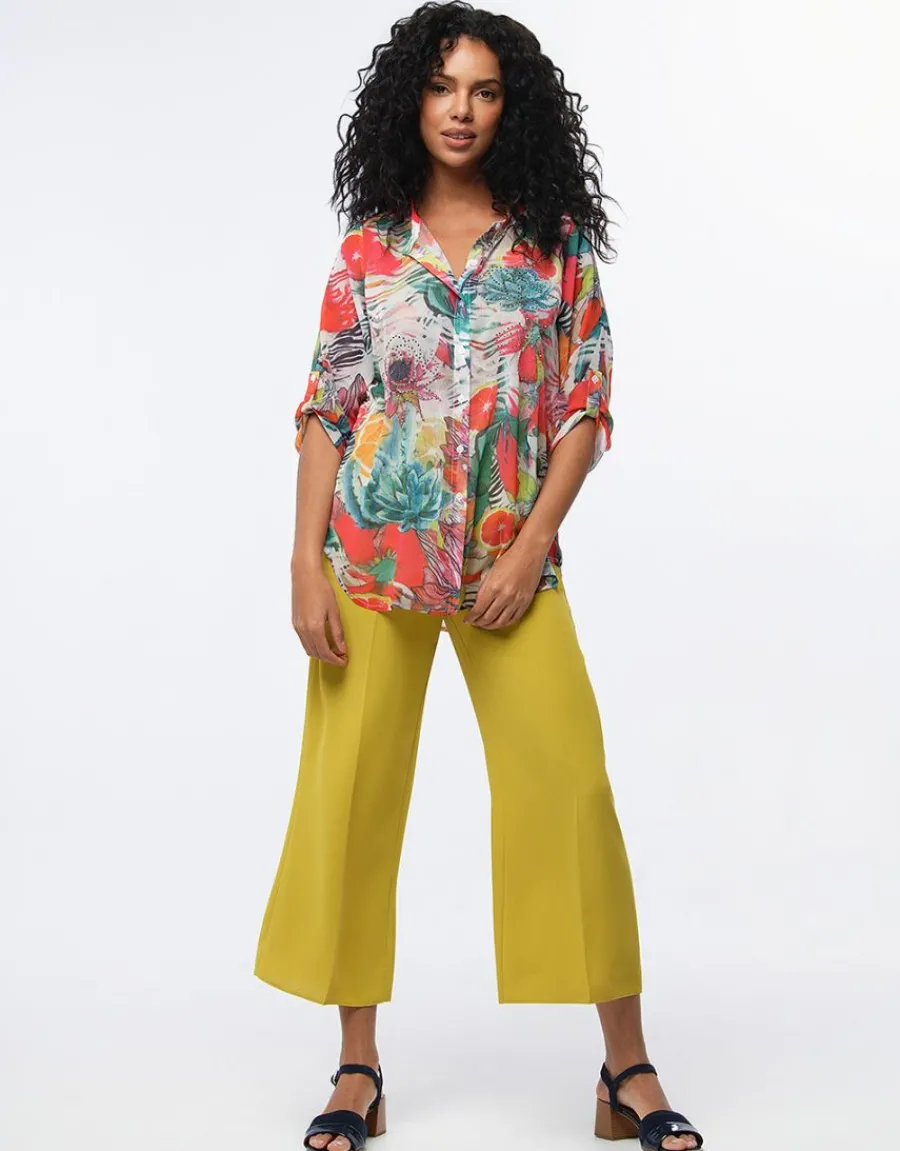 Christine Laure Chemisiers & Blouses|Hauts*Chemise en voile imprimé