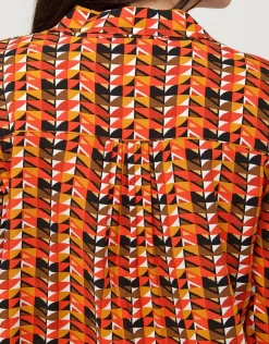 Christine Laure Chemisiers & Blouses|Hauts*Chemise fluide orange