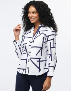 Christine Laure Chemisiers & Blouses|Hauts*Chemise imprimé graphique