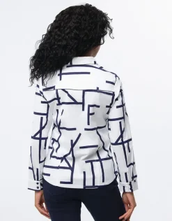 Christine Laure Chemisiers & Blouses|Hauts*Chemise imprimé graphique