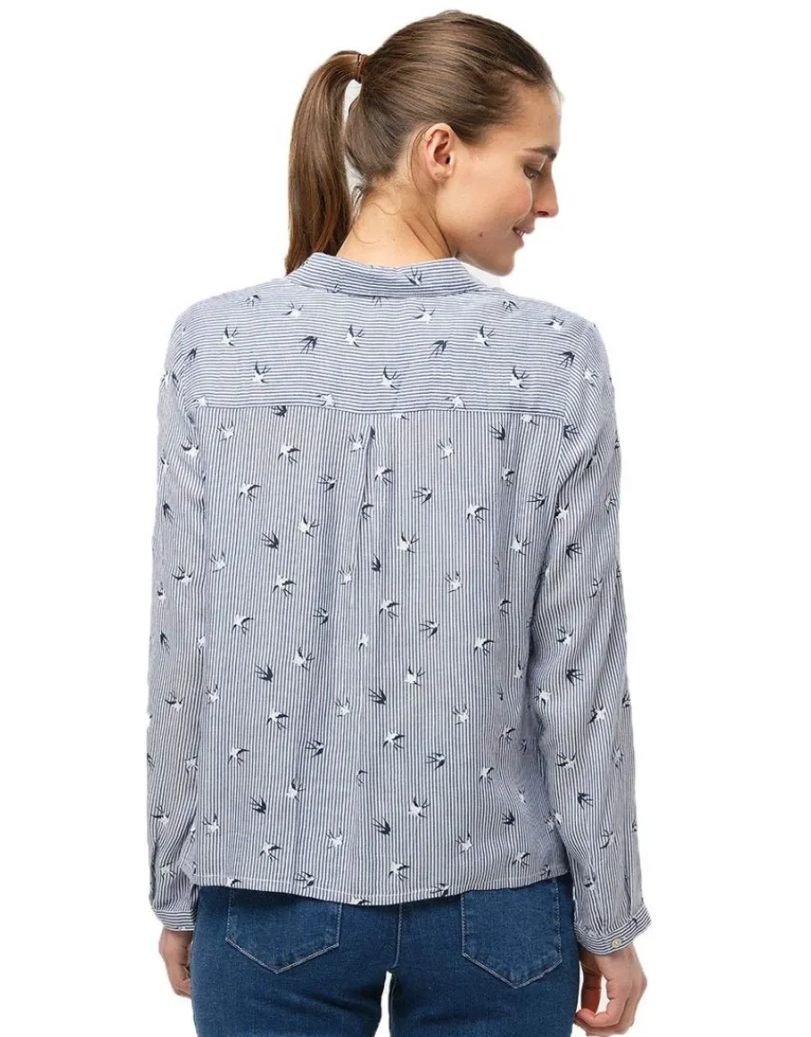 Christine Laure Chemisiers & Blouses|Hauts*Chemise rayée hirondelles