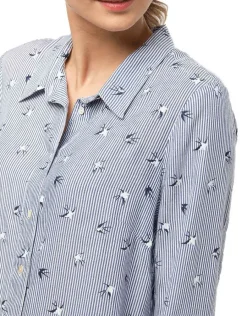 Christine Laure Chemisiers & Blouses|Hauts*Chemise rayée hirondelles