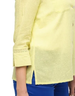 Christine Laure Chemisiers & Blouses|Hauts*Chemise vert anis coton