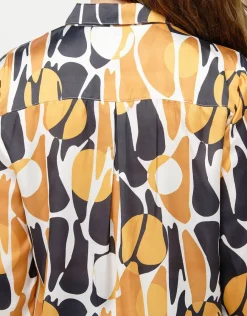 Christine Laure Chemisiers & Blouses|Hauts*Chemisier à motifs ocre